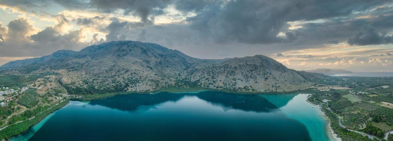 Korissia With Lake View Kournás Dış mekan fotoğraf