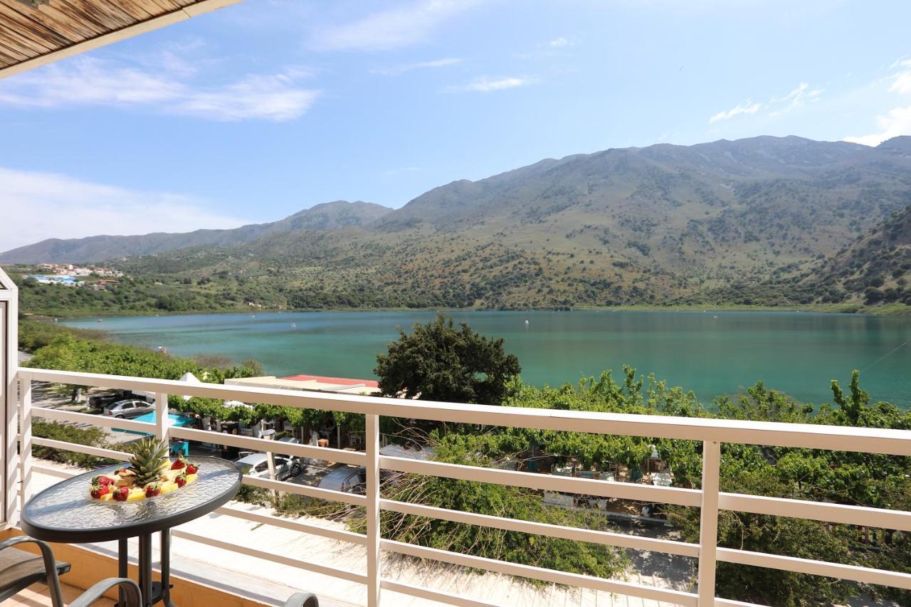 Korissia With Lake View Kournás Dış mekan fotoğraf