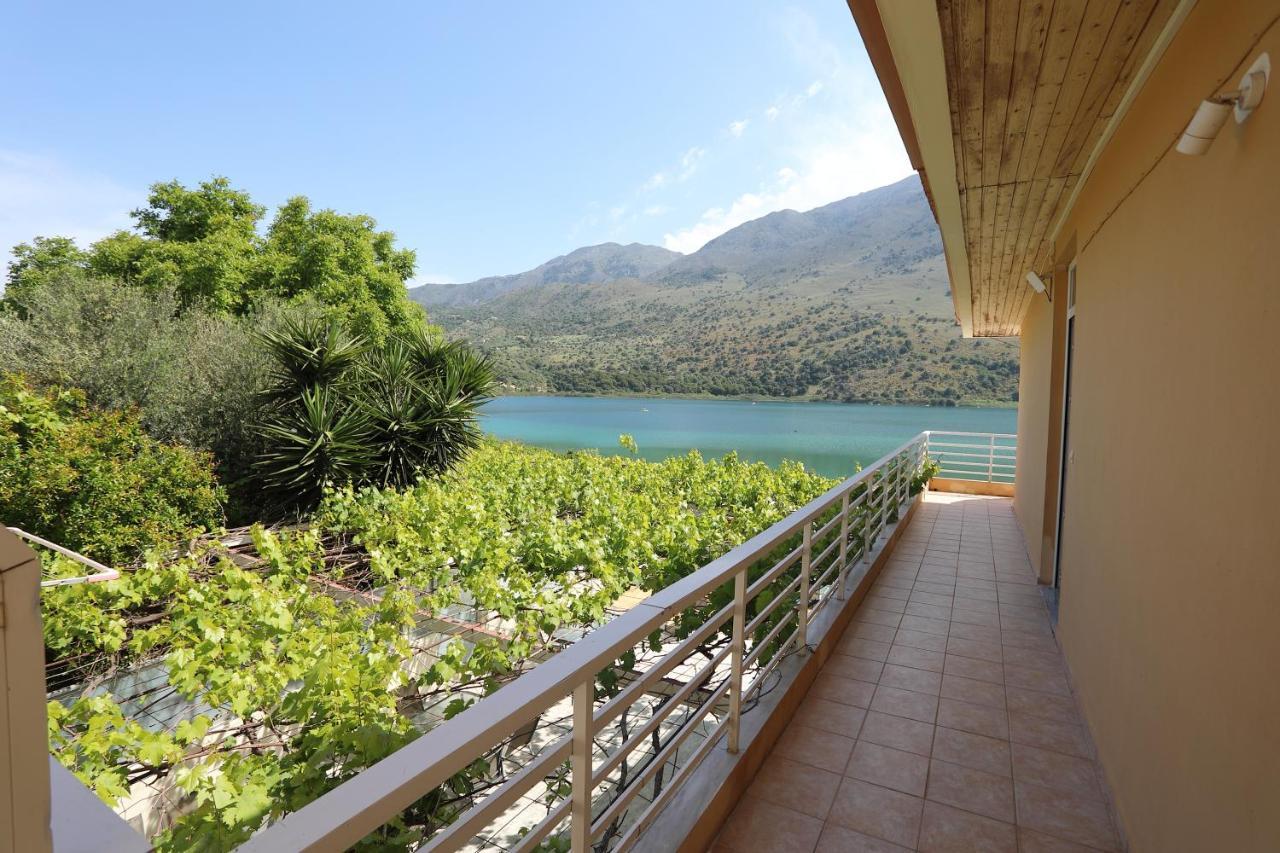 Korissia With Lake View Kournás Dış mekan fotoğraf